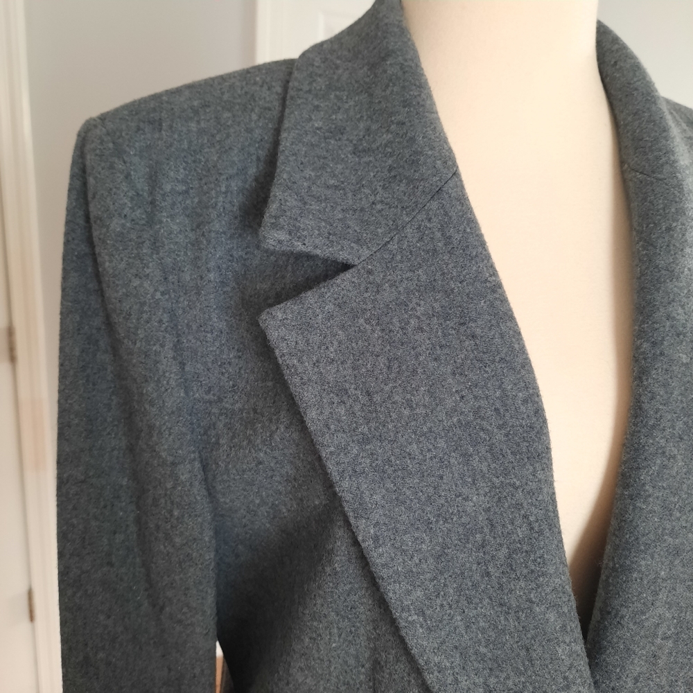 Pendleton Gray Wool Blazer - image 4